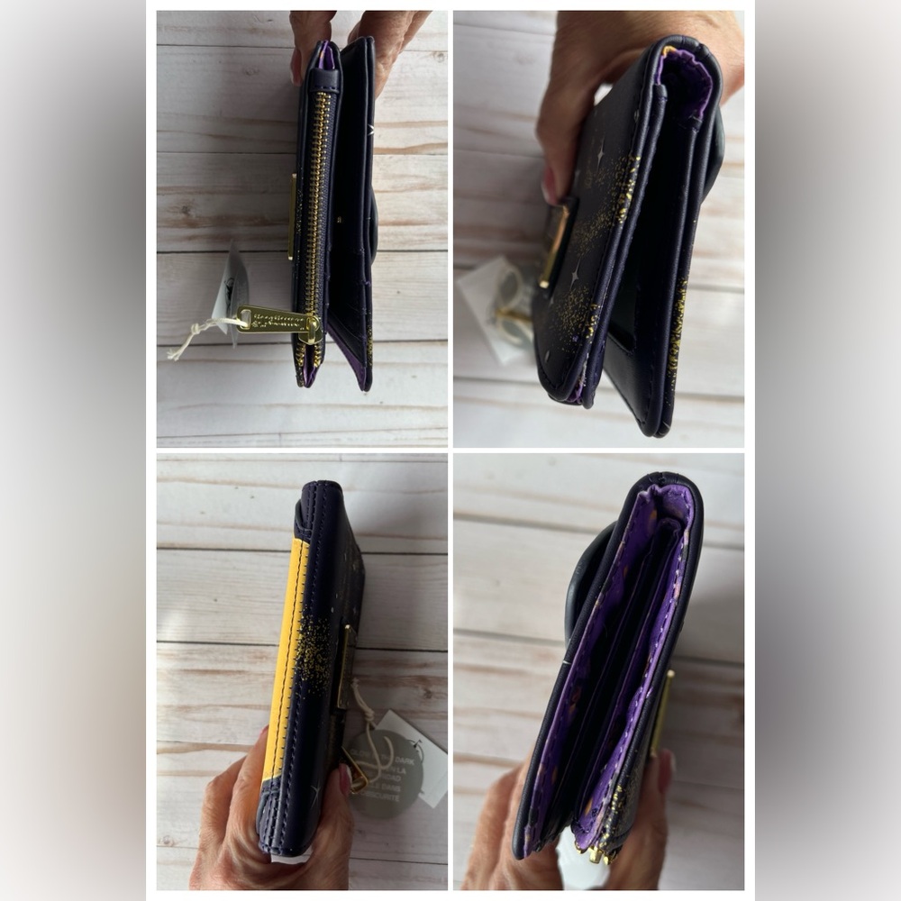 Loungefly Disney Parks Purple Starry Wallet - Picture 4 of 11